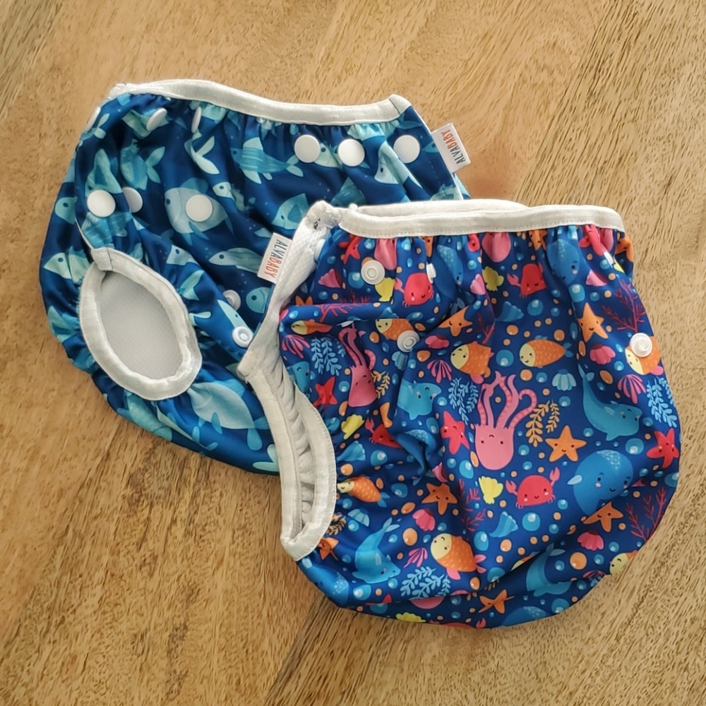 Alva Baby swim diapers - set of 2